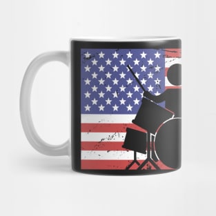 United States Flag & Drummer Mug